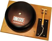 Ringside 10-Inch Boxing Wrestling Fight Bell Gong with Brass Hammer - Arena-Ready Ring Gong