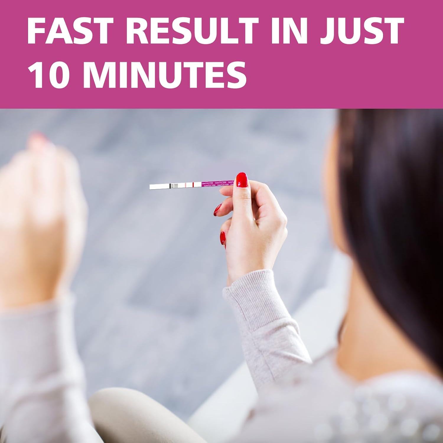 Carethetic FSH Test Strips - 6 Pack Easy Home Test Kit for Menopause - Detect Menopause and Monitor Hormone Levels - Image 2