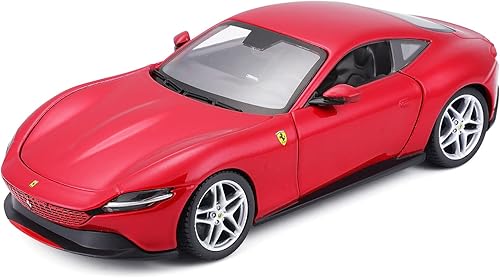 Xiangtat Bburago 124 Escala 124 Race & Play Ferrari Roma Alloy Vehículo de lujo Diecast Cars Modelo Colección Regalo (Plata)
