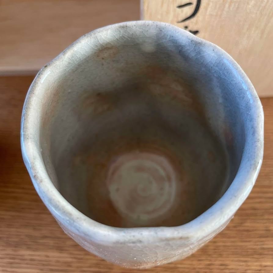 萩焼　大華山 鳥雲窯　納富鳥雲　沙油　花器 Amazon | 萩焼 大華山 鳥雲窯 納富鳥雲作 湯呑 青萩藁釉 陶芸 木