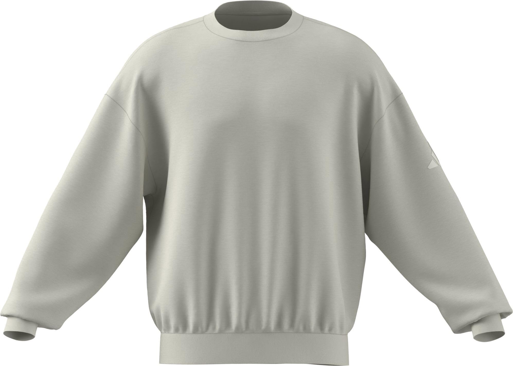adidas Men's Soft Lux Sweatshirt, off white, M