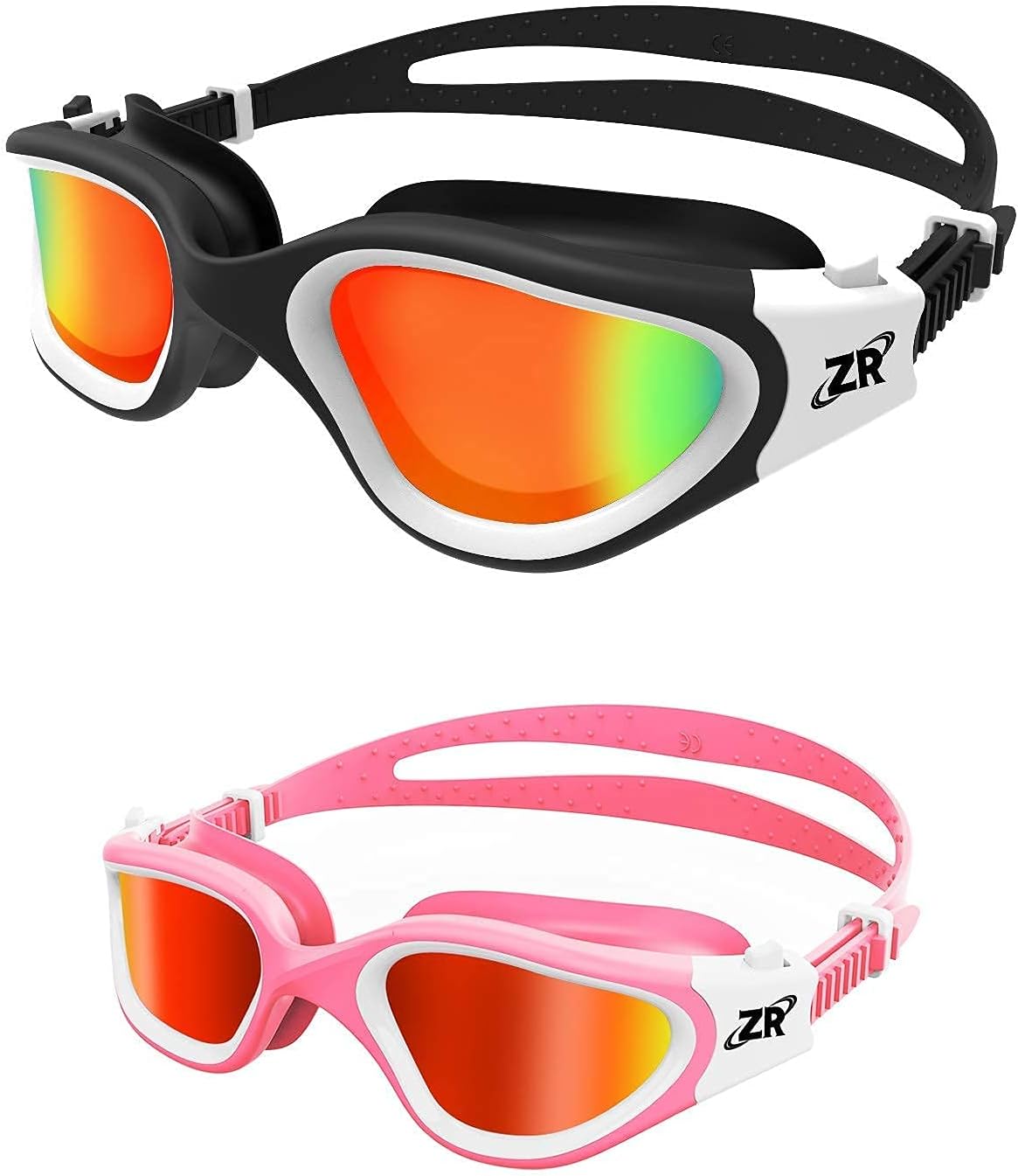 ZIONOR G1MINI Kids Polarized Swim Goggles and G1 Adult Polarized Swim Goggles