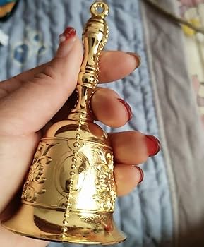 Amazon | ZorTery 仏教ベル 金剛鈴 神楽鈴 ハンドベル 小さい 銅