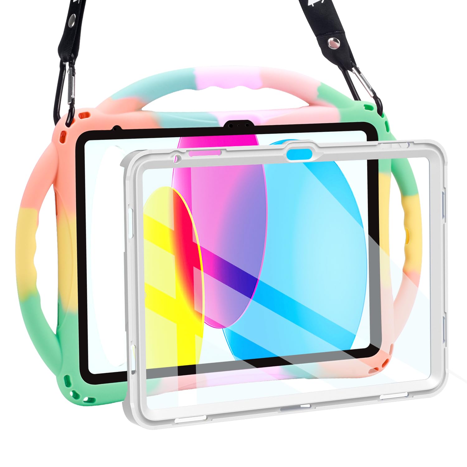 Topesct Kids Case iPad A16 11th 10th Gen 11in 10.9in Kid Friendly Silicone