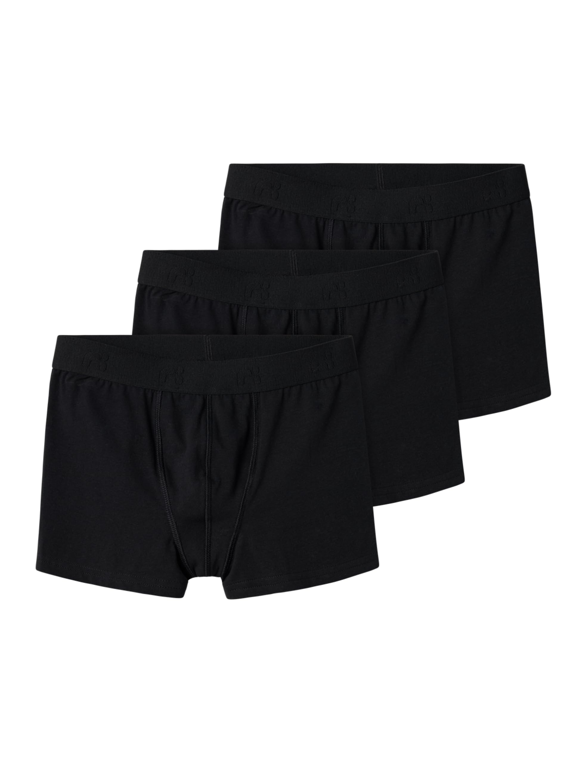 NAME IT NKMBOXER 3P Noos, Boxer a Pantaloncino Bambino, Black/Detail:Icon in Waistband,