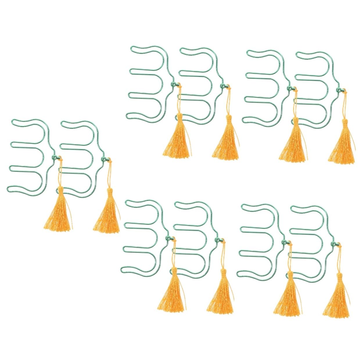 Abaodam 10pezzi Clip Per Musica Con Nappa Supporto Per Pagine Di Spartiti Musicali Per Pianisti e Musicisti Pratico e Resistente Per Libri e Riviste
