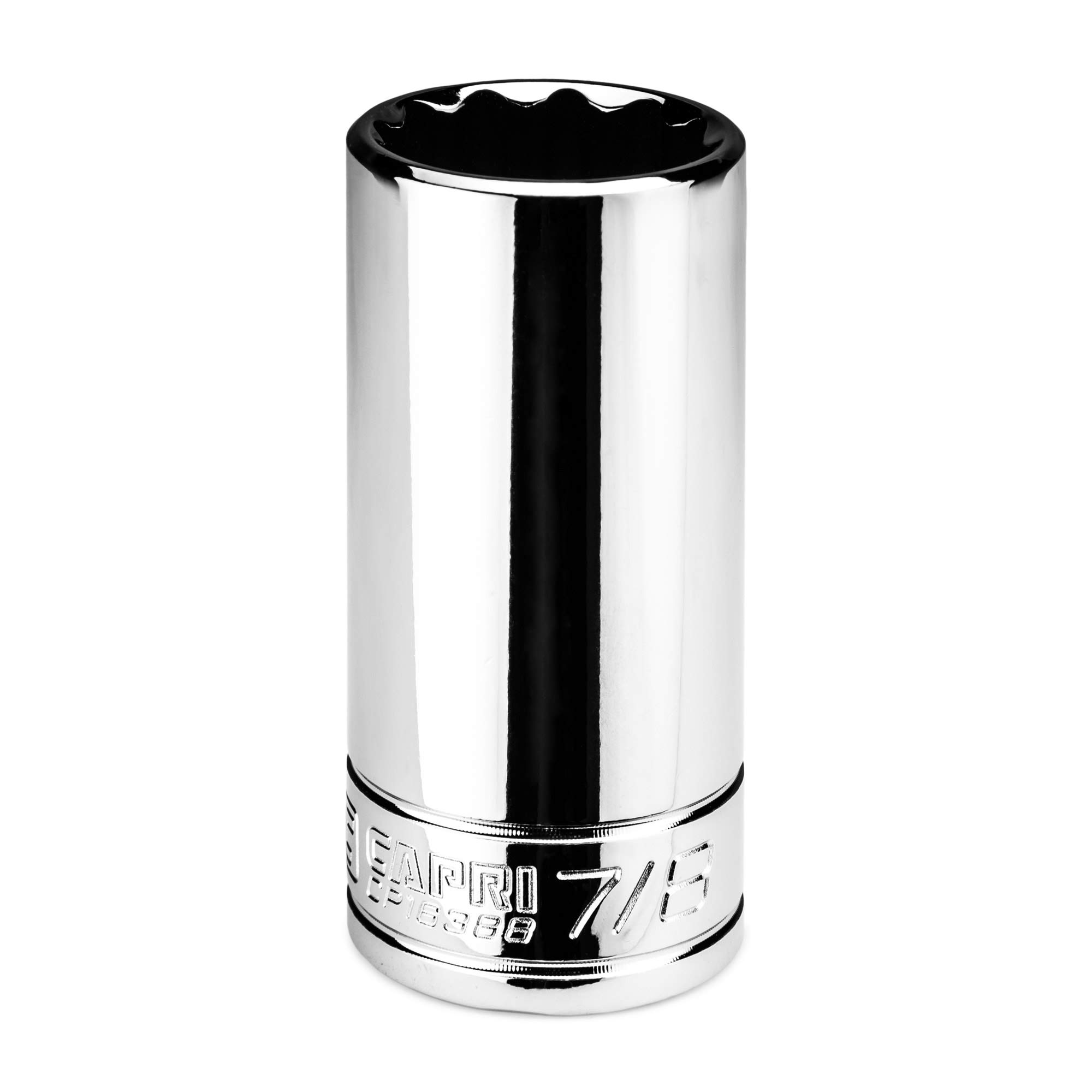 Capri Tools 7/8 in. Deep Socket, 3/8 in. Drive, 12-Point, SAE