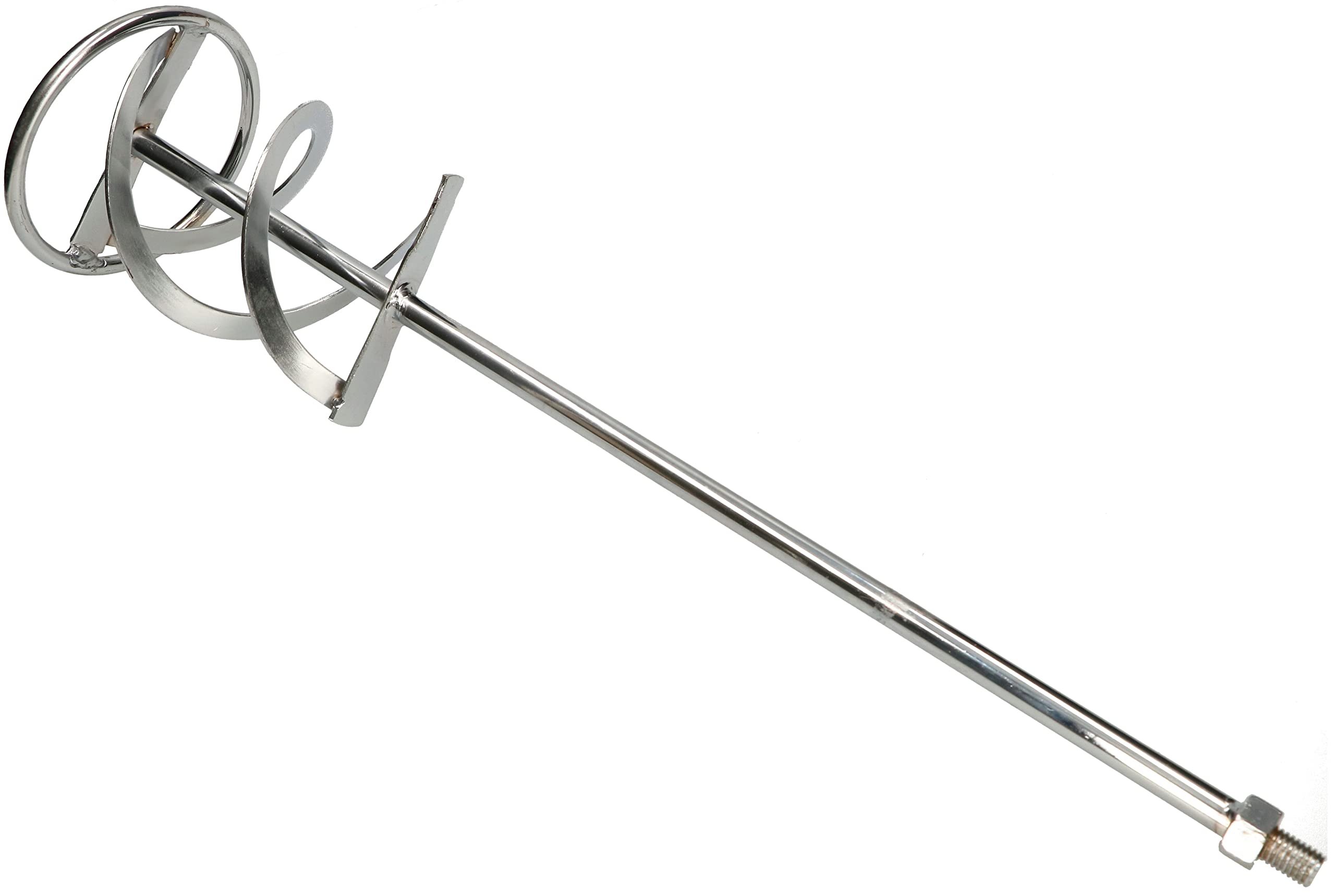 KOTARBAU® Mörtelrührer Spiralmischer 140 mm M14 Gewinde für Zement Putz Gips Farben Rührkorb Wendelrührer Rondenrührer Farbrührer Rührquirl Gipsrührer