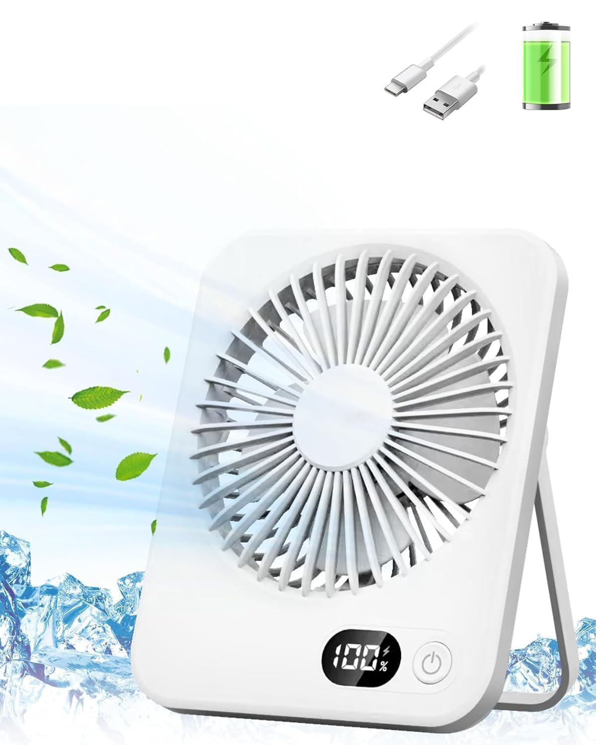 See full amazon price history chart for Small Table Fan, 1200 Mah Portable Fan with 5 Speeds Strong Airflow, rechargeable Mini Fan Portable with 180° Adjustable Tilt Angle, Quiet Cooling Mini Table Fan For Home, Office, Dorm Small Table Fan, 1200 Mah Portable Fan with 5 Speeds Strong Airflow, rechargeable Mini Fan Portable with 180° Adjustable Tilt Angle, Quiet Cooling Mini Table Fan For Home, Office, Dorm (B0D5XFW74Y) Amazon Price History, Amazon Price Tracker