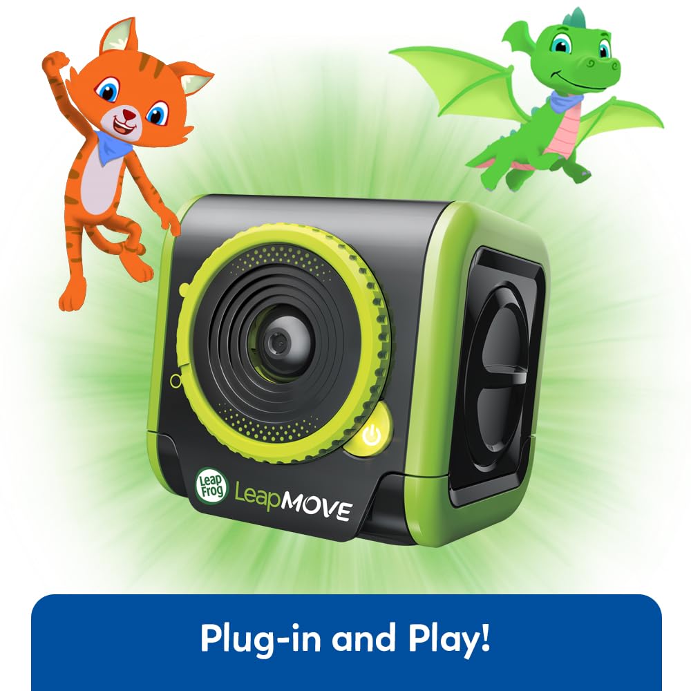 Leapfrog LeapMove 25 Console di Gioco precaricata, per apprendimento e apprendimento, Console di Giochi educativi per età dai 4 ai 7 Anni, Versione Inglese