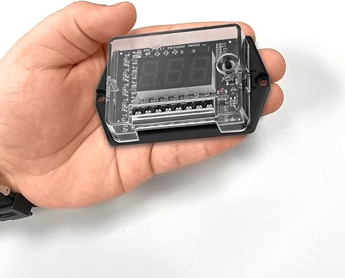 Miniatura 4 de Taramps - Voltímetro digital y secuenciador VTS 5.1 LED azul para automóvil, 5 salidas secuenciadoras, modo SPL, protección de voltaje, pantalla