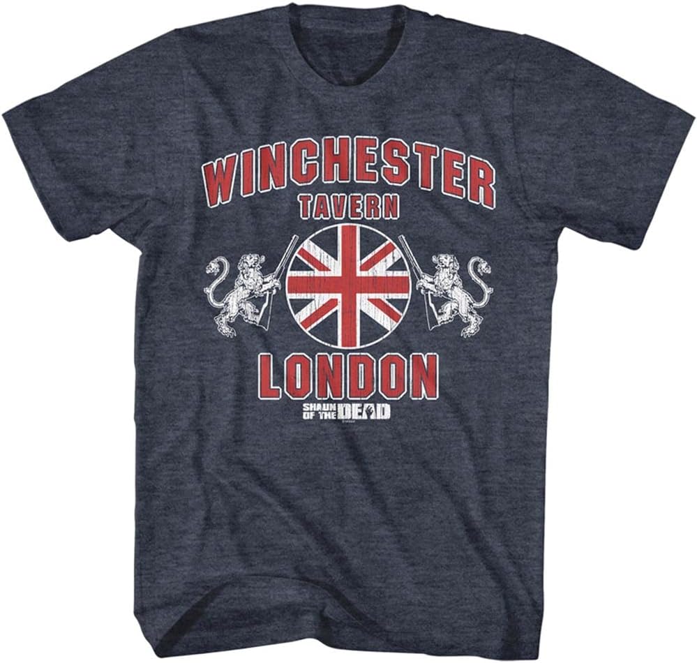 American ClassicsShaun of The Dead Winchester Tavern London Adult Short Sleeve T-Shirts Graphic Tees