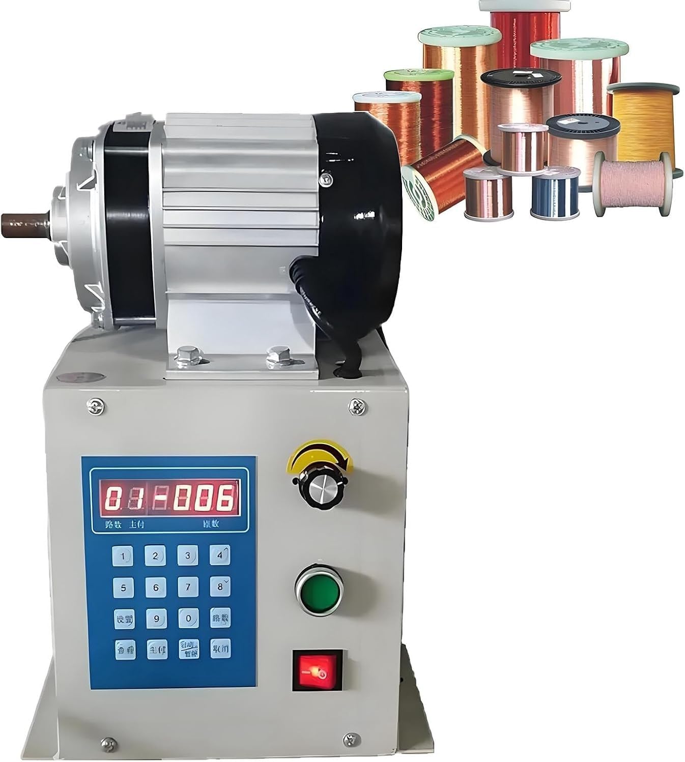 Fully Automatic CNC Programming Electric Winding Machine,Adjustable Speed High Torque 500W