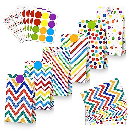 Rluobo 40 Pezzi Sacchetti Regalo di Carta, Sacchetti di Carta per...