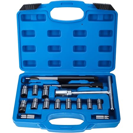 17-tlg. Diesel Injektor Fräser Set - Dichtsitzfräser Für Common Rail Injektoren