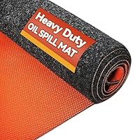 DLYYPLUS Öl Auffangmatte Garage Ölmatte 90x150cm Premium Ölbindematte, Ölmatte Garagenbodenmatte für Motorrad & Autos | 6mm wasserdichte rutschfeste Gummibasis | waschbar & mehrfach verwendbar