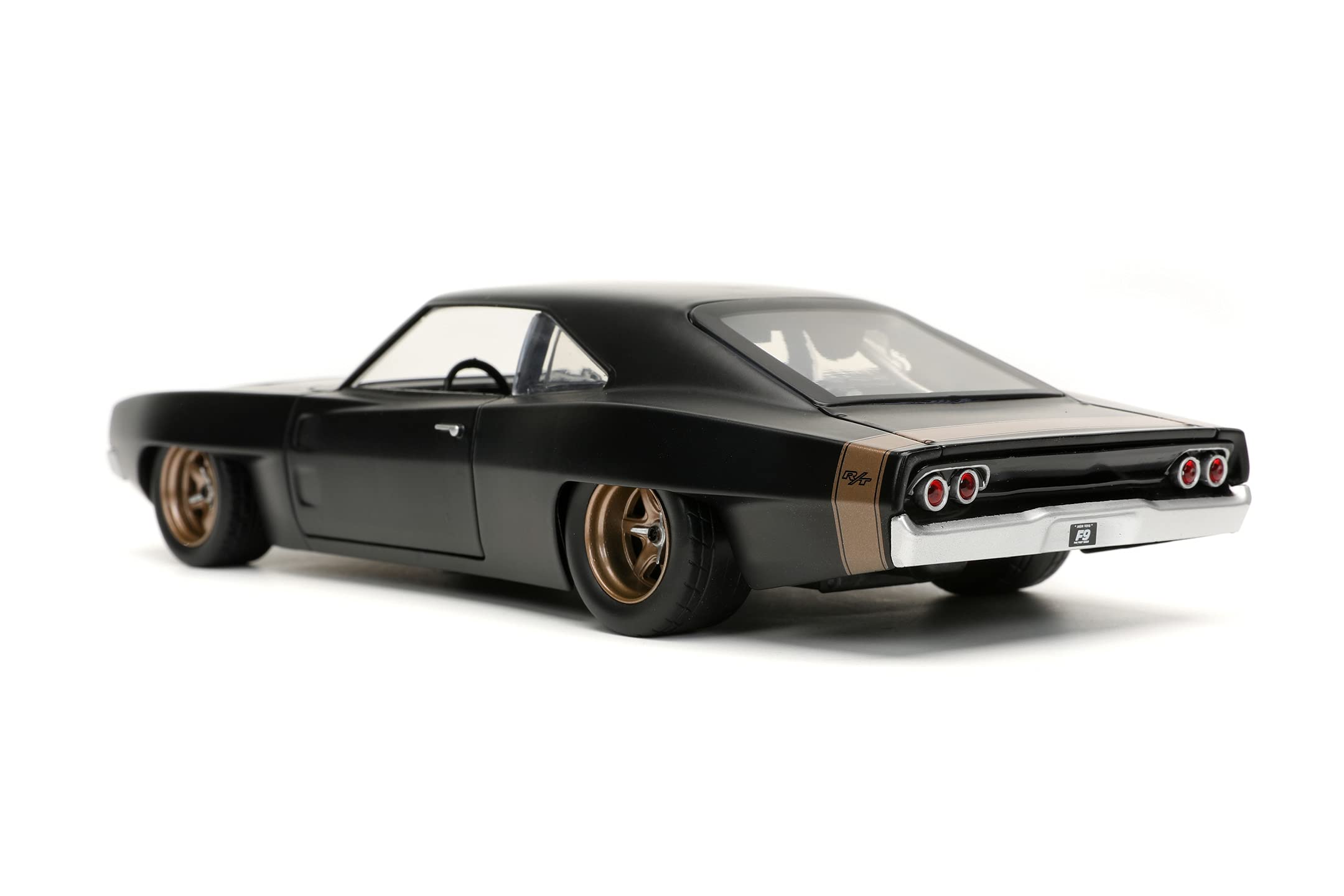 Jada Toys 253203075 Fast & Furious 1968 Dodge Charger 1:24 Coche de fundición a presión Conocido por Las películas, Muscle Car