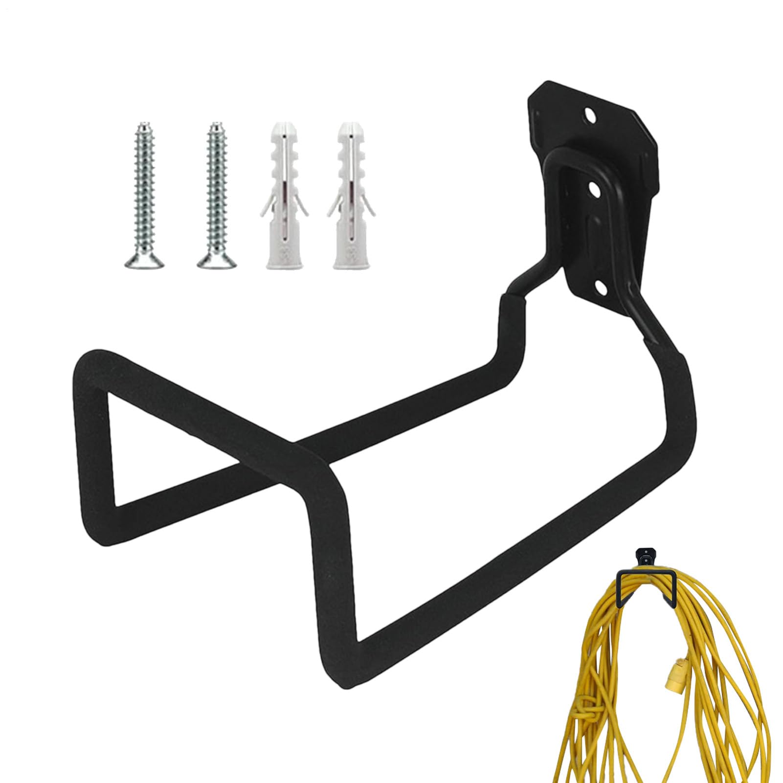 Cintre utilitaire en fer métallique pour rangement mural de garage et abri de jardin