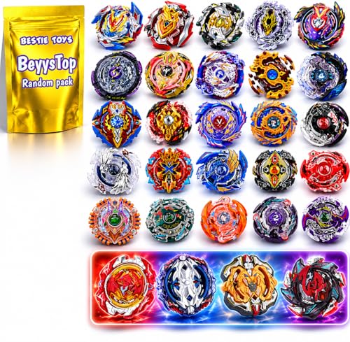 Image of Bestie toys Mix Series Spinning Mix Stamina TypeSpin Direction. Spin for Kids and Adult Pack of 3 (No Launcher)