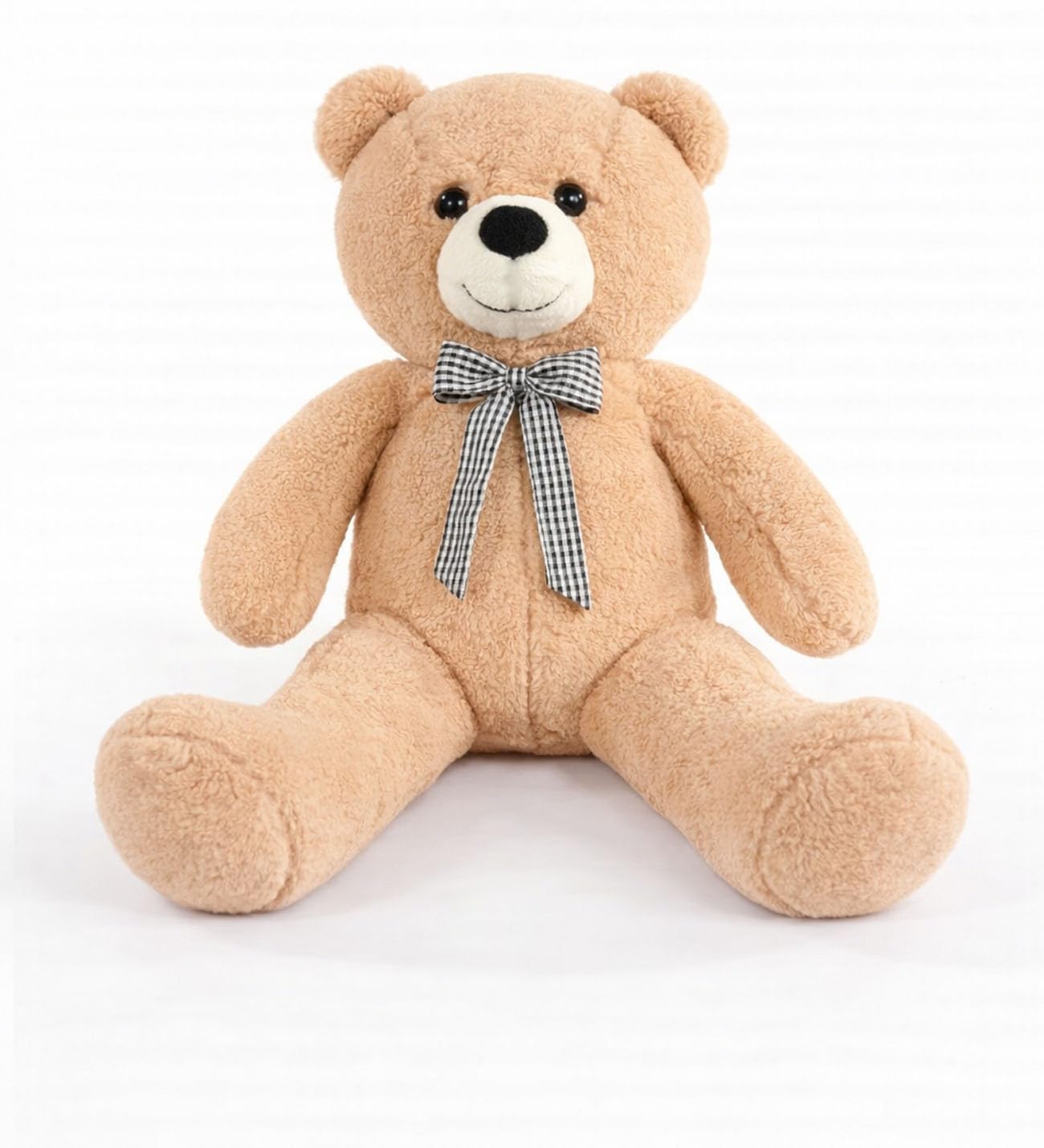 Papyonlu Sevimli Peluş Şaşkın Ayı 80 cm