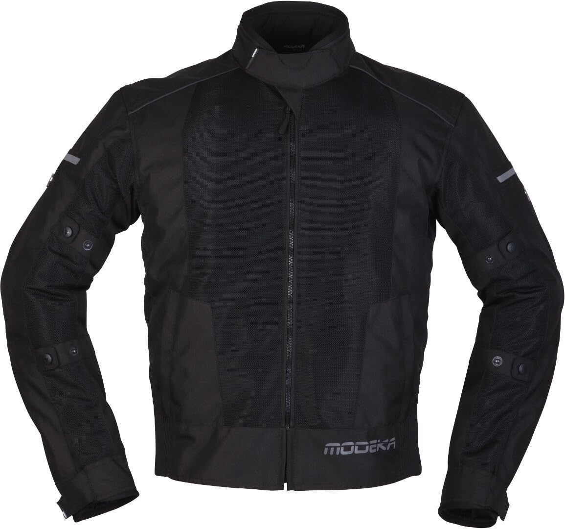 Modeka Veo Air Motorrad Textiljacke + Schwarz + Größe L für Männer