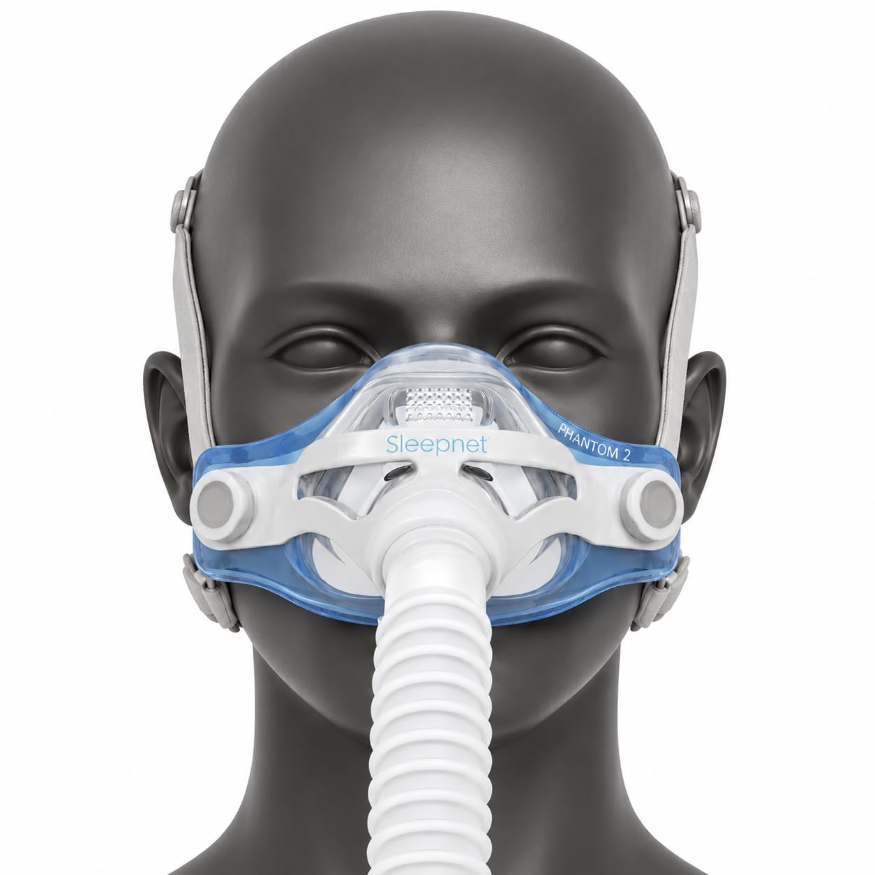 Sleepnet Phantom Nasal CPAP Mask with Moldable Custom-Fit Frame | AIR-Gel Cushion, 360° Swivel Elbow, Magnetic Quick-Release Clips | Lightweight Sleep Apnea Mask for Home & Hospital Use (One Size)-image-32