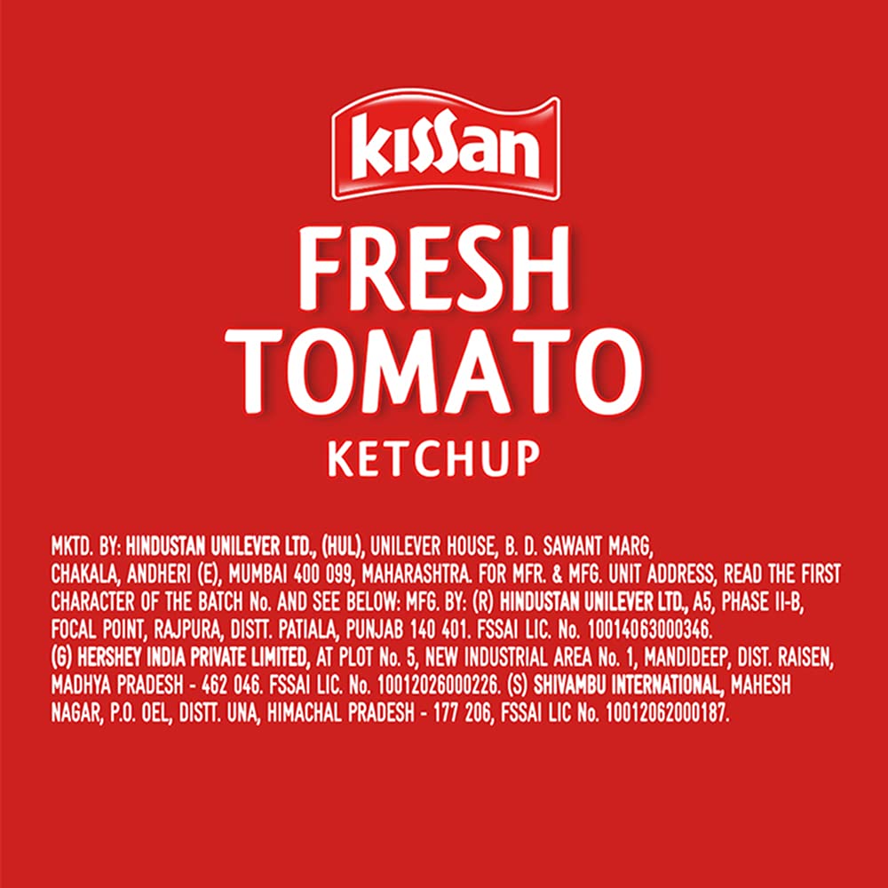 Kissan Fresh Tomato Ketchup 950 g Pouch, Sweet & Tangy Sauce Buy