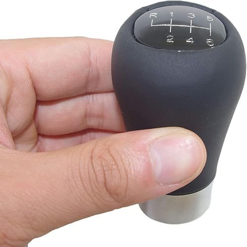 Miniatura 10 de Pursuestar Pomo de cambio corto manual de cuero de 5 velocidades para BMW 1 3 5 6 Series E30 E32 E34 E36 E38 E39 E46 E53 E60 E63 E83 E84 E90 E91 E92