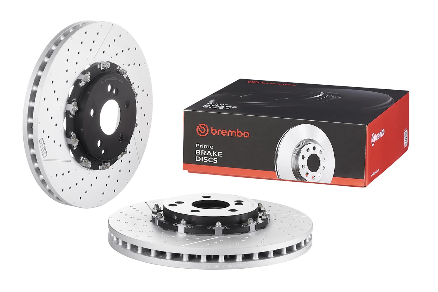 Amazon.com: Brembo 09.9764.23 Floating two piece UV Coated vented