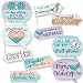 Big Dot of Happiness Funny Let's Be Mermaids - Baby Shower or Birthday Party Photo Booth Props Kit - 10 Piece