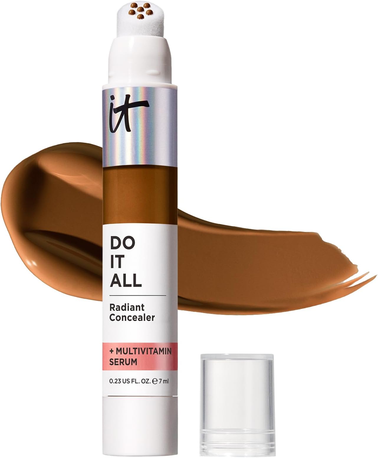 IT Cosmetics Do It All Radiant Concealer ­­– Makeup Concealer – Hydrate & Brighten – Creaseless Medium Coverage & Radiant Finish ­­– Niacinamide & Hyaluronic Acid - 0.2 Fl Oz