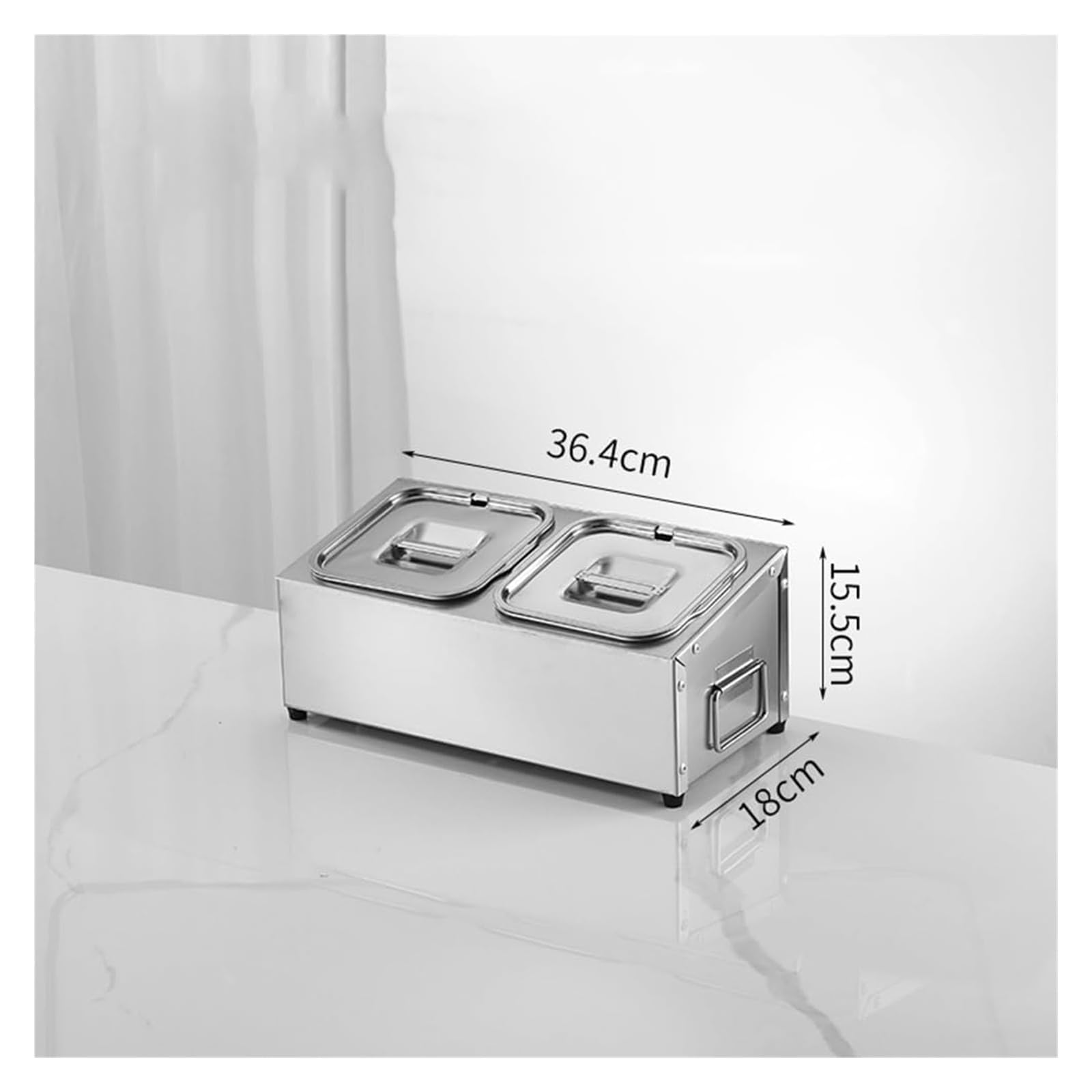 Estante para especias, organizador de condimentos comercial de acero inoxidable, juego de almacenamiento de pie de 2 filas para restaurantes y cocinas