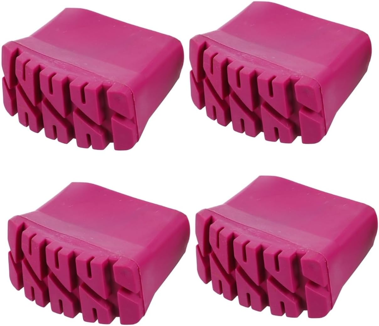 Veemoon 4 Pcs Folding Ladder Feet Rubber Matting Pivot Ladder Tool Step