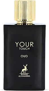 Maison Alhambra Your Touch Oud – Aromatic, Sweet, Woody, Oud – Eau de Parfum Spray Long-Lasting Fragrance for Unisex, 3.4 Ounce / 100 ml