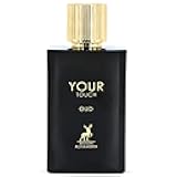 Maison Alhambra Your Touch Oud – Aromatic, Sweet, Woody, Oud – Eau de Parfum Spray Long-Lasting Fragrance for Unisex, 3.4 Ounce / 100 ml