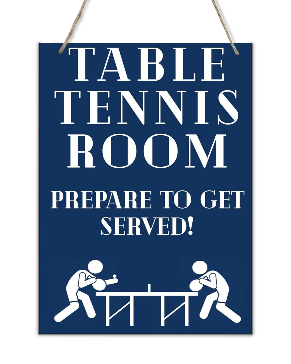 Yelacesing Metalpostera2464 Table Tennis Humor Sign Funny Game Room Decor Table Tennis Vintage Table Tennis Sign Metal Sign Plaque Poster 8X12 Inches
