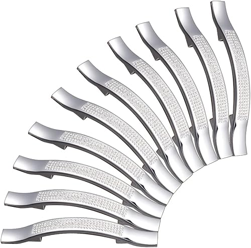 LANC Perillas y tiradores modernos para gabinetes, tiradores brillantes para cajónmuebles con tornillos, accesorios de cocina elegantes de metal,