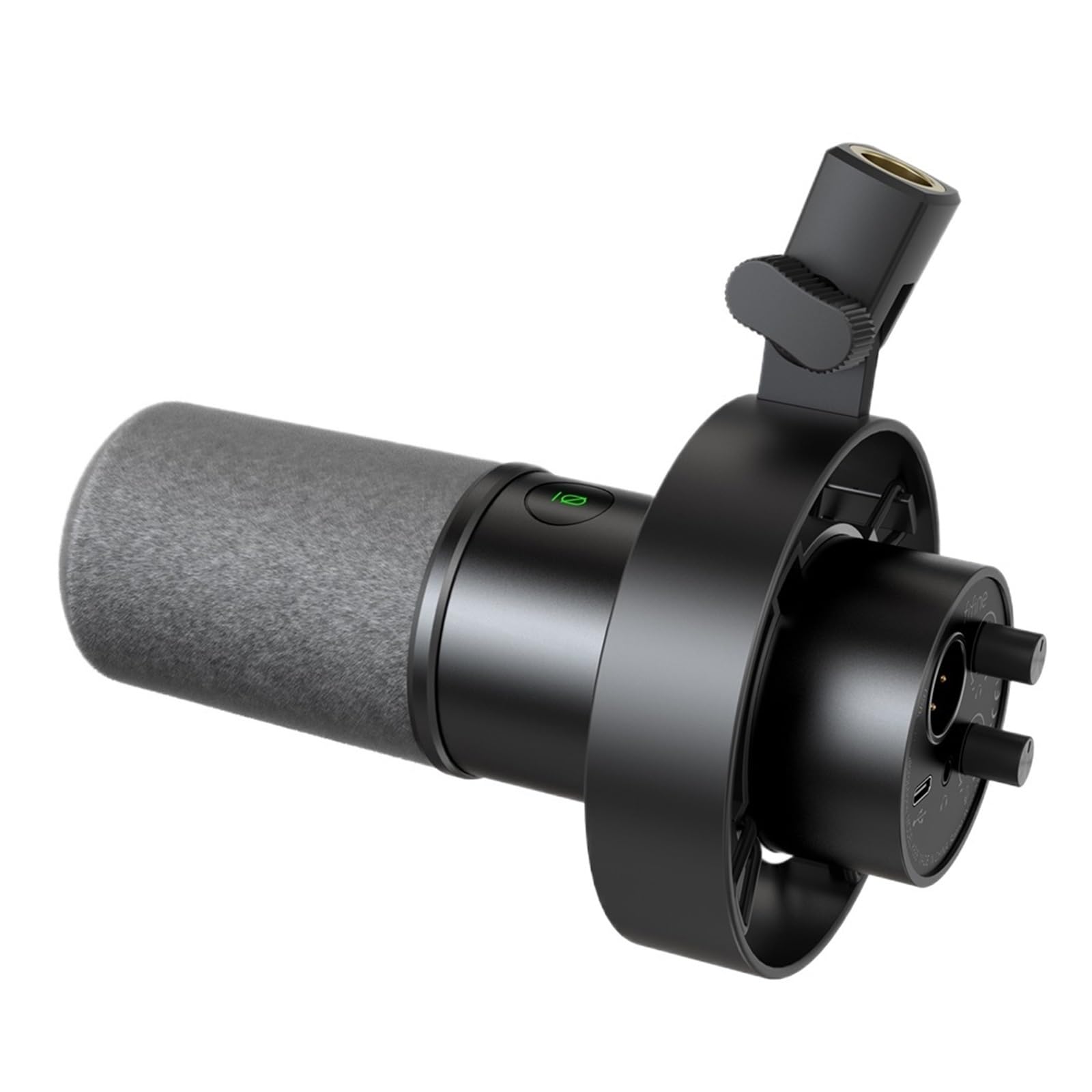 Microfono Dinamico USB/XLR Con Supporto Antiurto, Disattivazione Touch, Jack For Cuffie E Controllo Del Volume, For Registrazione Su PC O Scheda Audio Riproduzione Chiara Del Suono(K688)