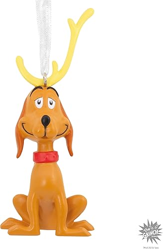 Miniatura 6 de Hallmark Dr. Seuss How The Grinch Stole Christmas! Max Adorno de Navidad, resina