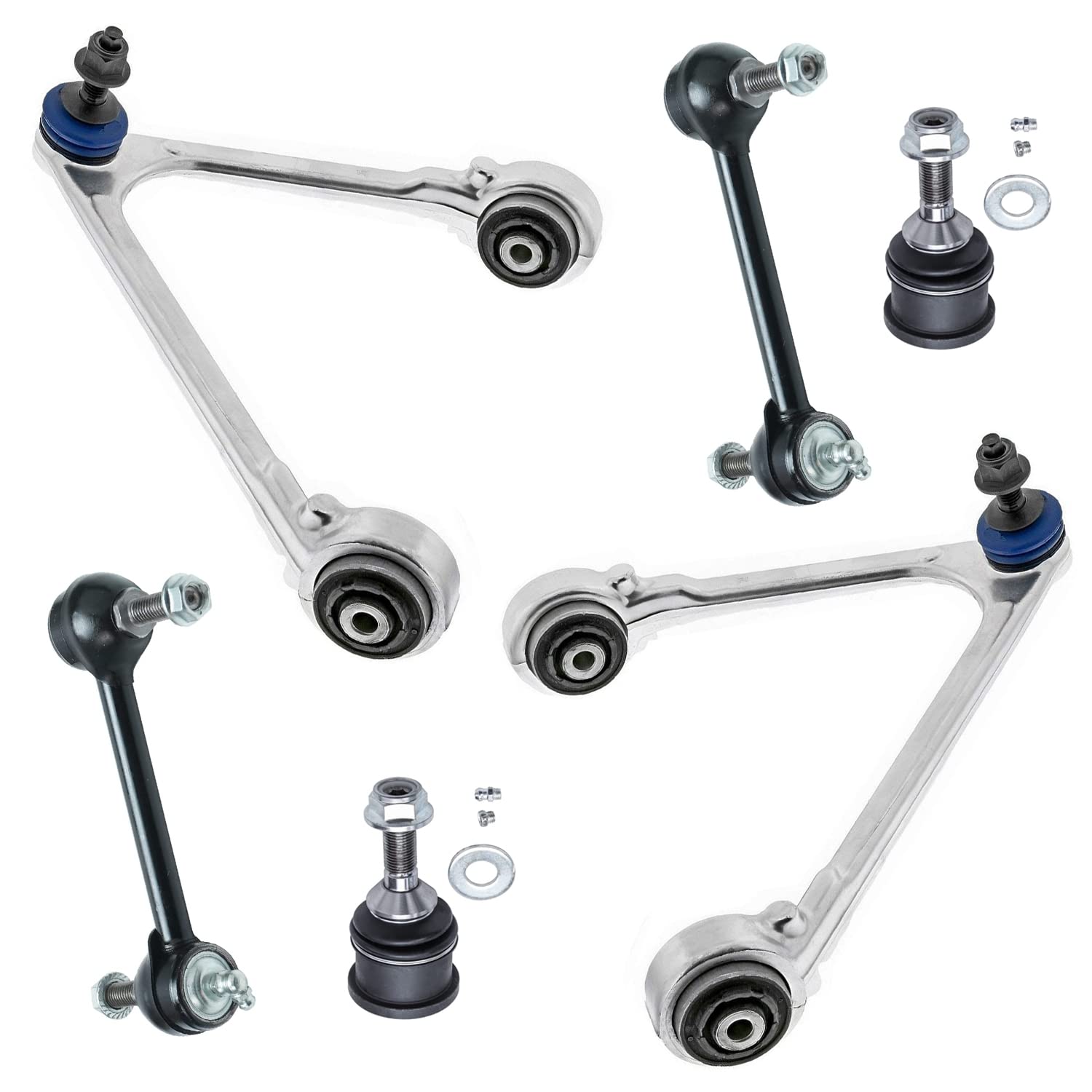 Detroit Axle - 6pc Front End Suspension Kit for 2002-2006 Lincoln LS