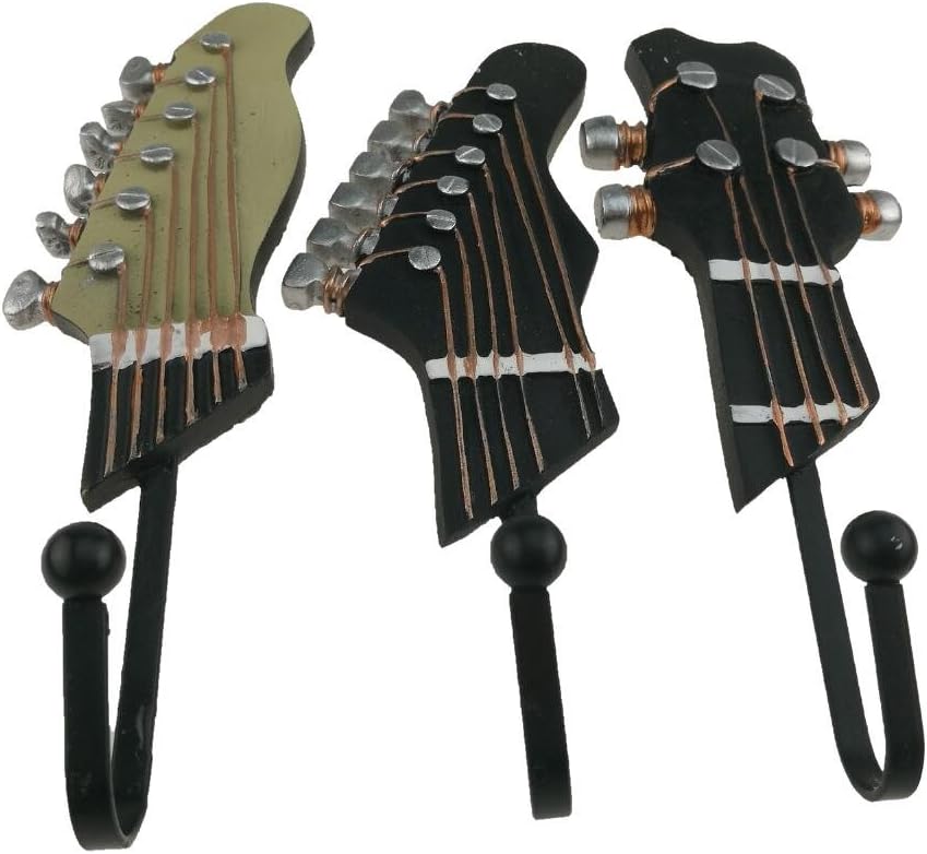 Set of 3 Creative Resin Music Guzheng Guitar Pattern Hand