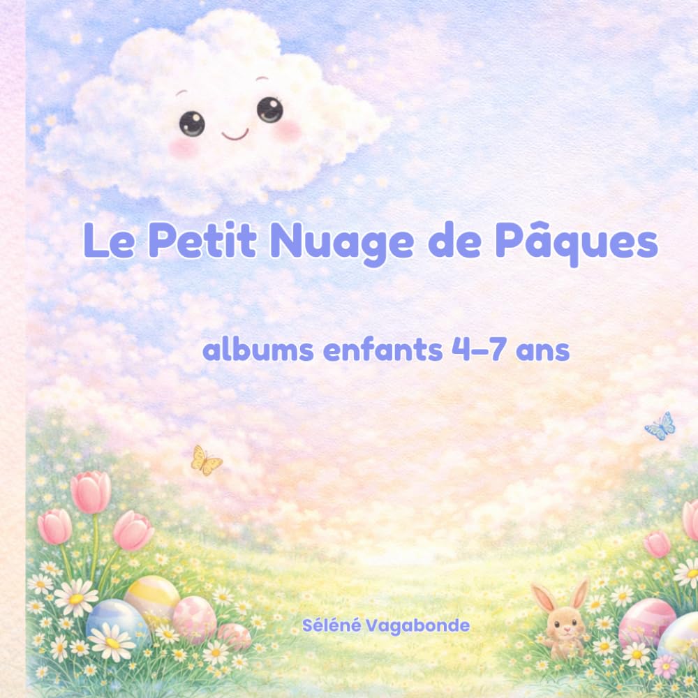 Le Petit Nuage de Pâques: Un nuage décide d’aider le lapin de Pâques… depuis le ciel.