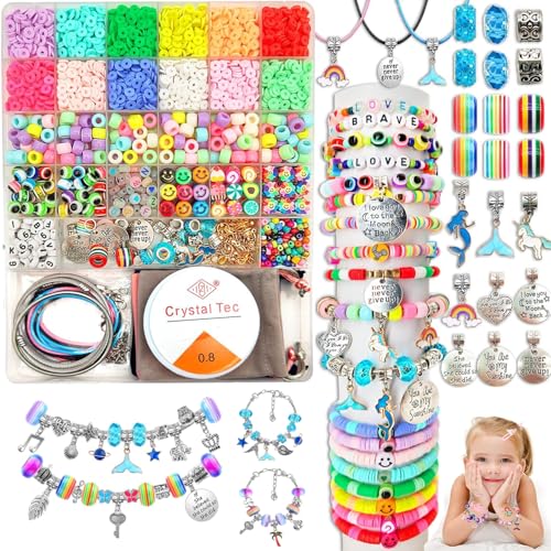 Opiniones y reviews de Fabricación de abalorios y bisutería los más recomendados. 49 VASA NAMA 3100 Piezas Kit Para Hacer Pulseras De Abalorios Para Niñas, Kit de Fabricación de Joyas, Cuentas para Hacer Pulseras, Kit Artesanía Pulsera Manualidades Diy Set,...