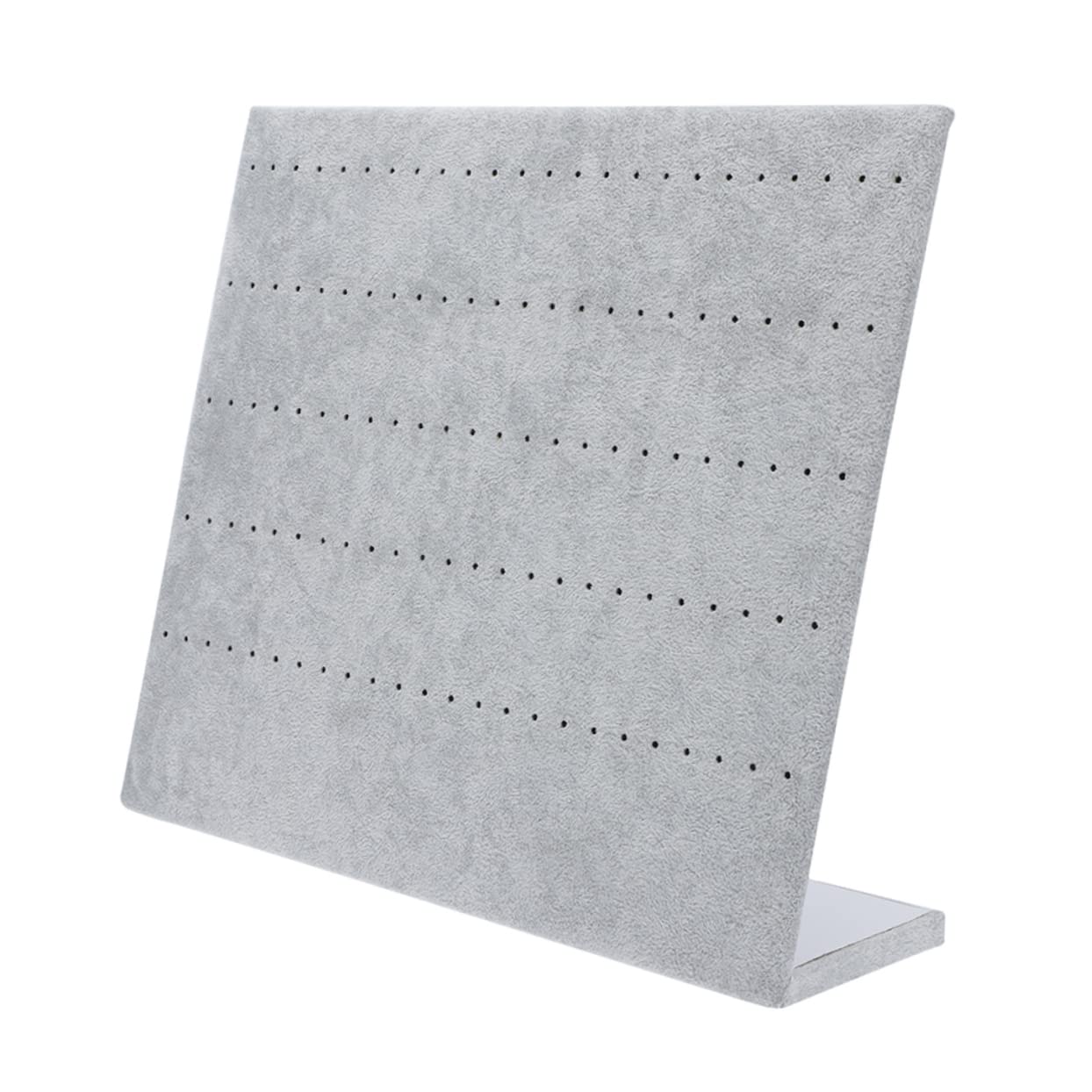 BESTYASH Espositore per Orecchini in Legno Rivestimento Flanella