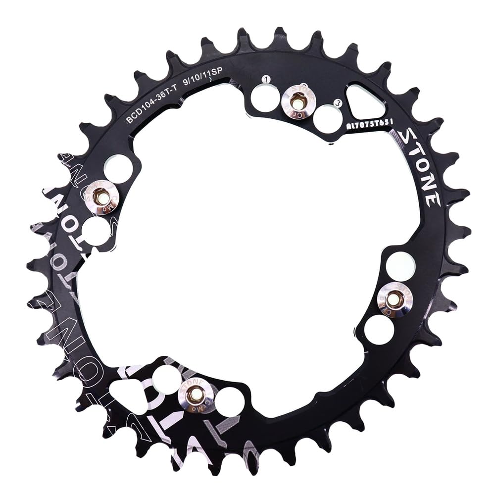 Platos para Bicicletas Plato Ovalado 104BCD 32 36 38T 40T 46T 48 50T Rueda de Plato Bicicleta 104 BCD 12 Velocidad 12s Unisex