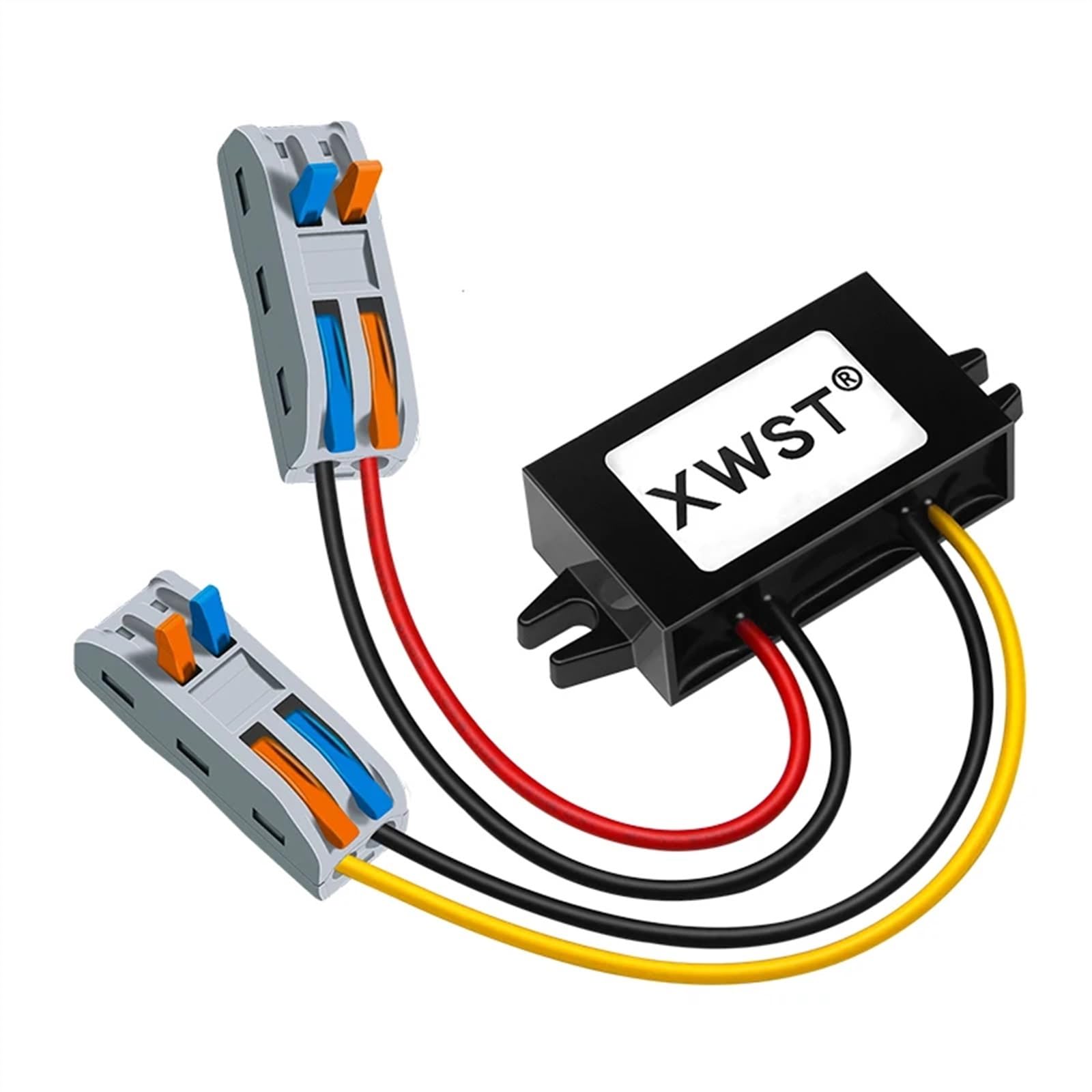 Przetwornica mocy DC 24 V na 12 V 1A do 35 A Step Down 24V na 12 V DC przetwornik napięcia z regulatorem buck(5A Aluminum)