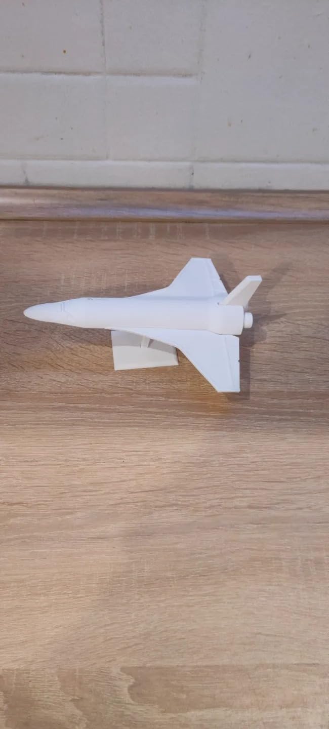 BHISRA FAB Space Shuttle Model, Die-Cast Plastic Display Replica, White and Black 1