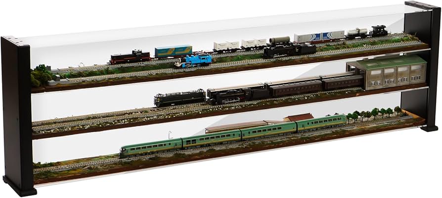 Amazon.co.jp: ディスプレイケース アクリル 大型 透明感 Nゲージ HO