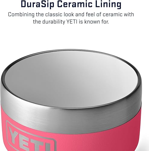 Vista 87 de YETI Rambler - Vaso apilable de acero inoxidable con aislamiento al vacío, vaso para expreso/café, capacidad de 4 onzas, paquete de 2 unidades Blanco