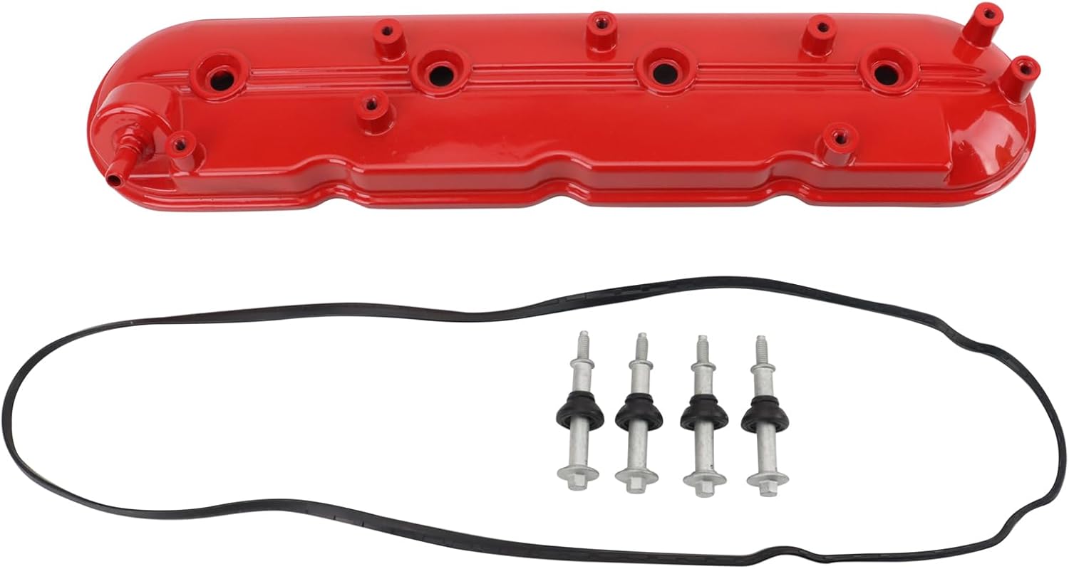 TRQ Left Valve Cover Compatible with Cadillac Chevrolet GMC Hummer Isuzu Pontiac Saab VCA88775